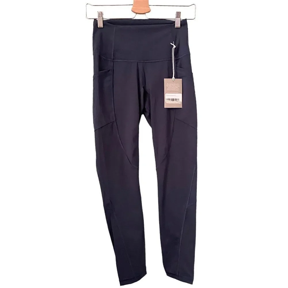 NWT Everlane The Perform Pocket Legging in Navy Size Small